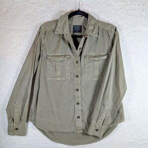 349-Abercrombie‎ & Fitch Khaki Shirt